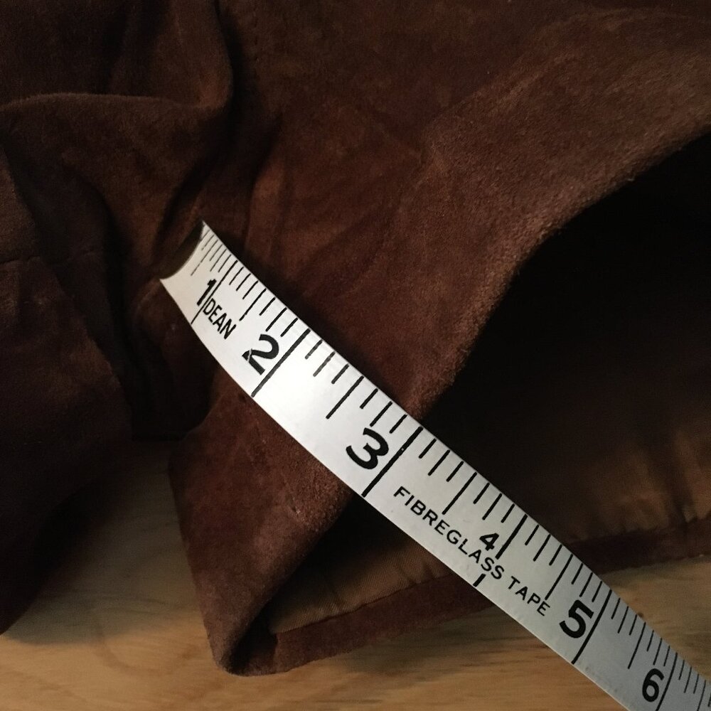 Vintage Express Genuine Leather High Waist Shorts - Picture 13 of 14